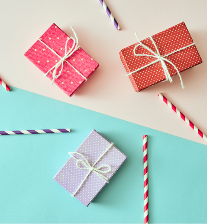 Themensets und Geschenke